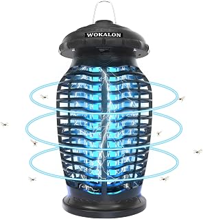 Bug Zapper, 4200V Mosquito Zapper for Outdoor Indoor, Waterproof Mosquito Killer with 15W Fly Traps Light, Electric Fly Zapper Insect Killer for Home Backyard Patio Garden