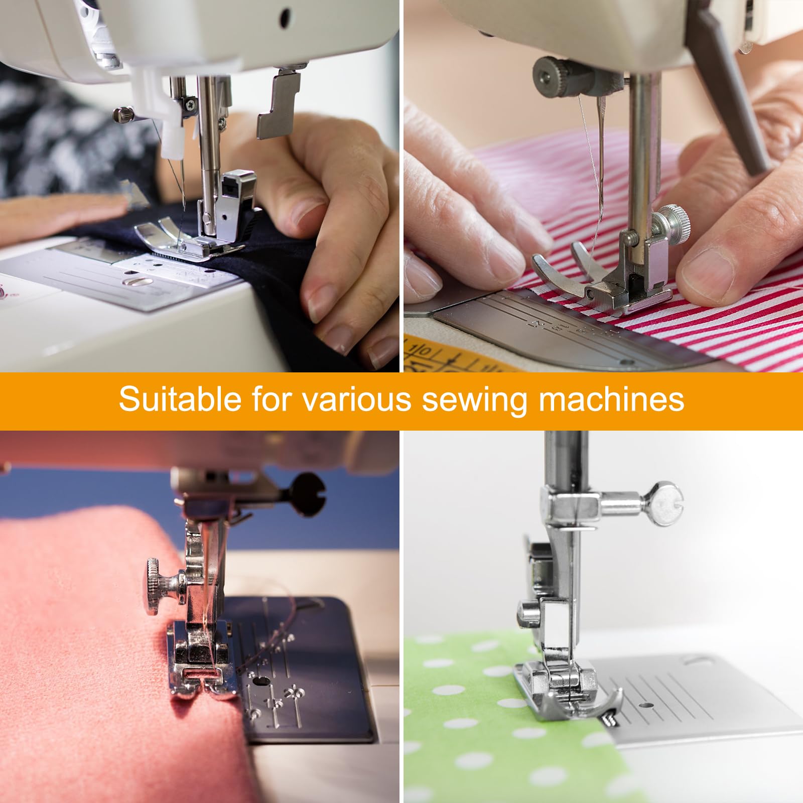 Guide De Couture Magnétique Pour Machine à Coudre - 2 Pièces Pour Coutures Droites Et Précises