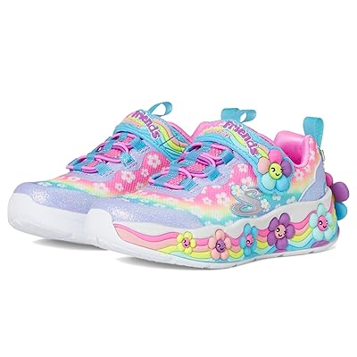 SKECHERS KIDS Flower Friends 303624L (Little Kid/Big Kid) Girls Shoes Blue/Multi