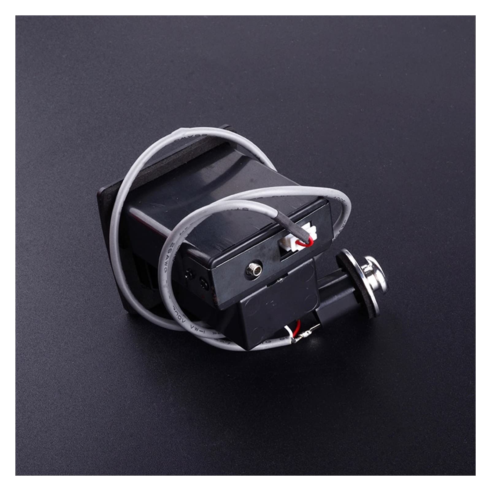 Preamplificatore per Chitarra Acustica A 2 Bande 6,35 Mm di Uscita in Ottone Copertura Endpin con Accordatore Folk Chitarra Piezo Pickup Pickup