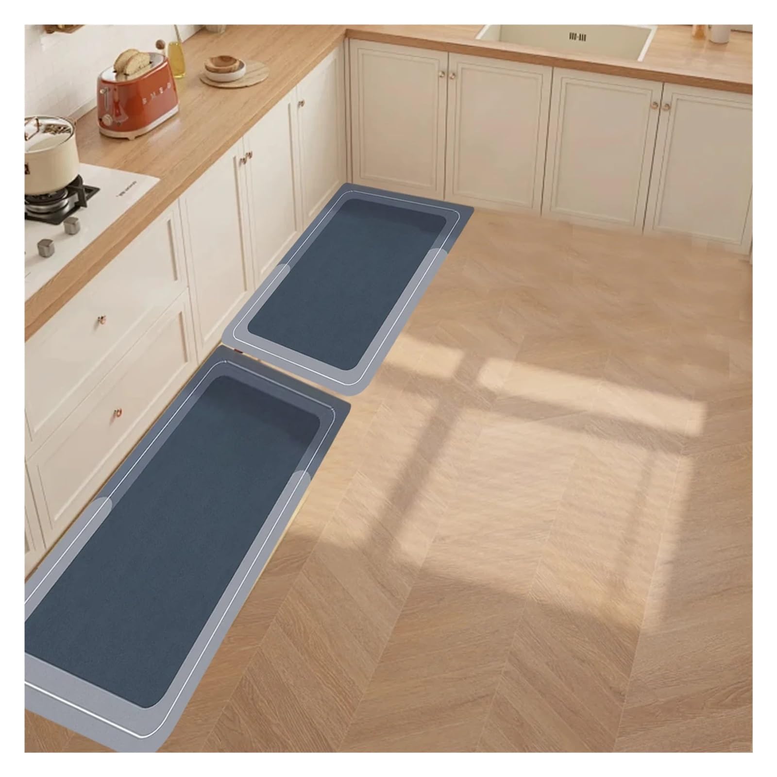 Alfombra de cocina antideslizante MKLHAVB de tierra de diatomeas para suelos siempre secos