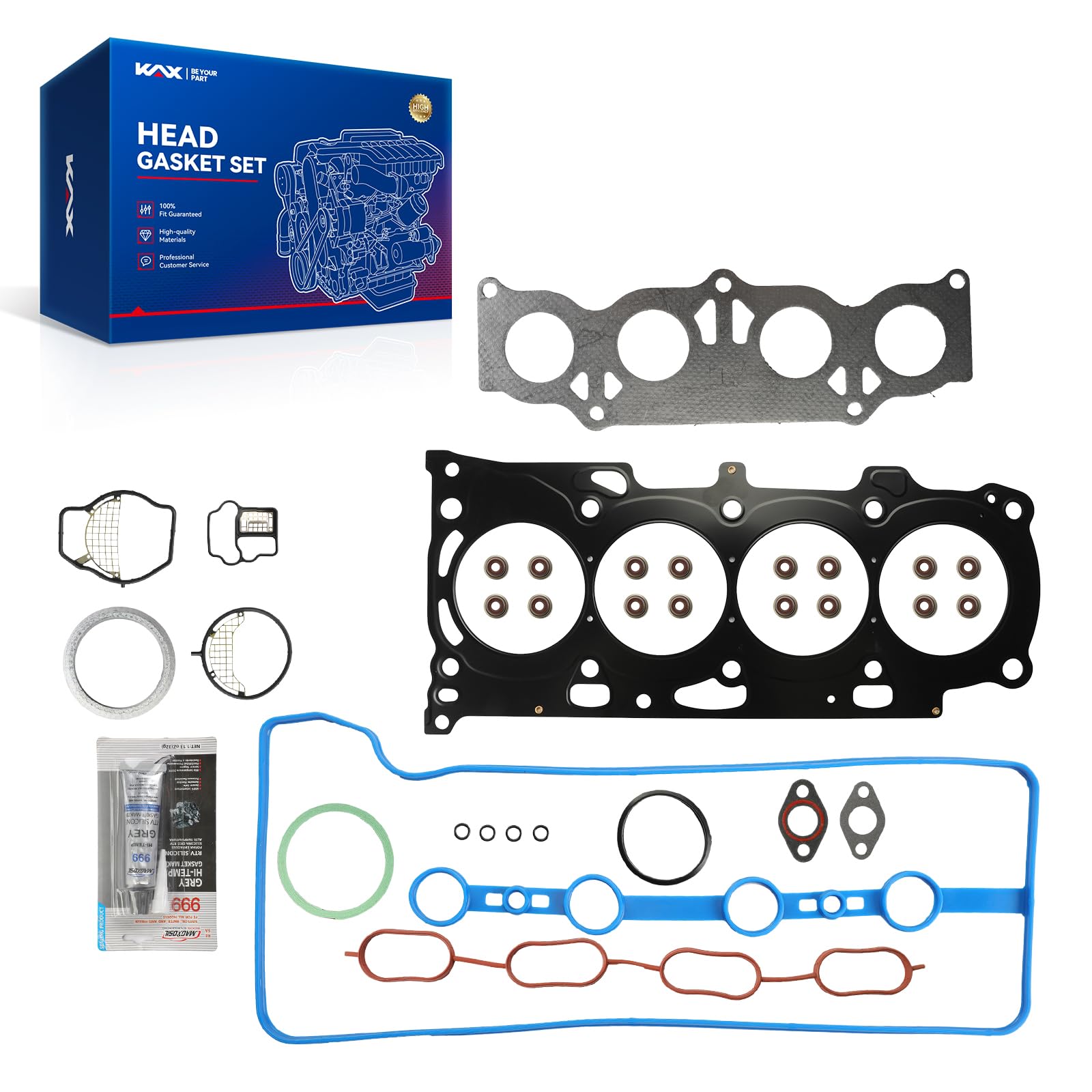 KAX Head Gasket Set for Toyota Camry 2002-2011 2.4L