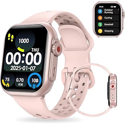 スマートウォッチ1000mAh大容量バッテリー Bluetooth5.3通話機能 スポーツウォッチ3DキューブUI 1.85インチ DIY文字盤 LINE メッ …