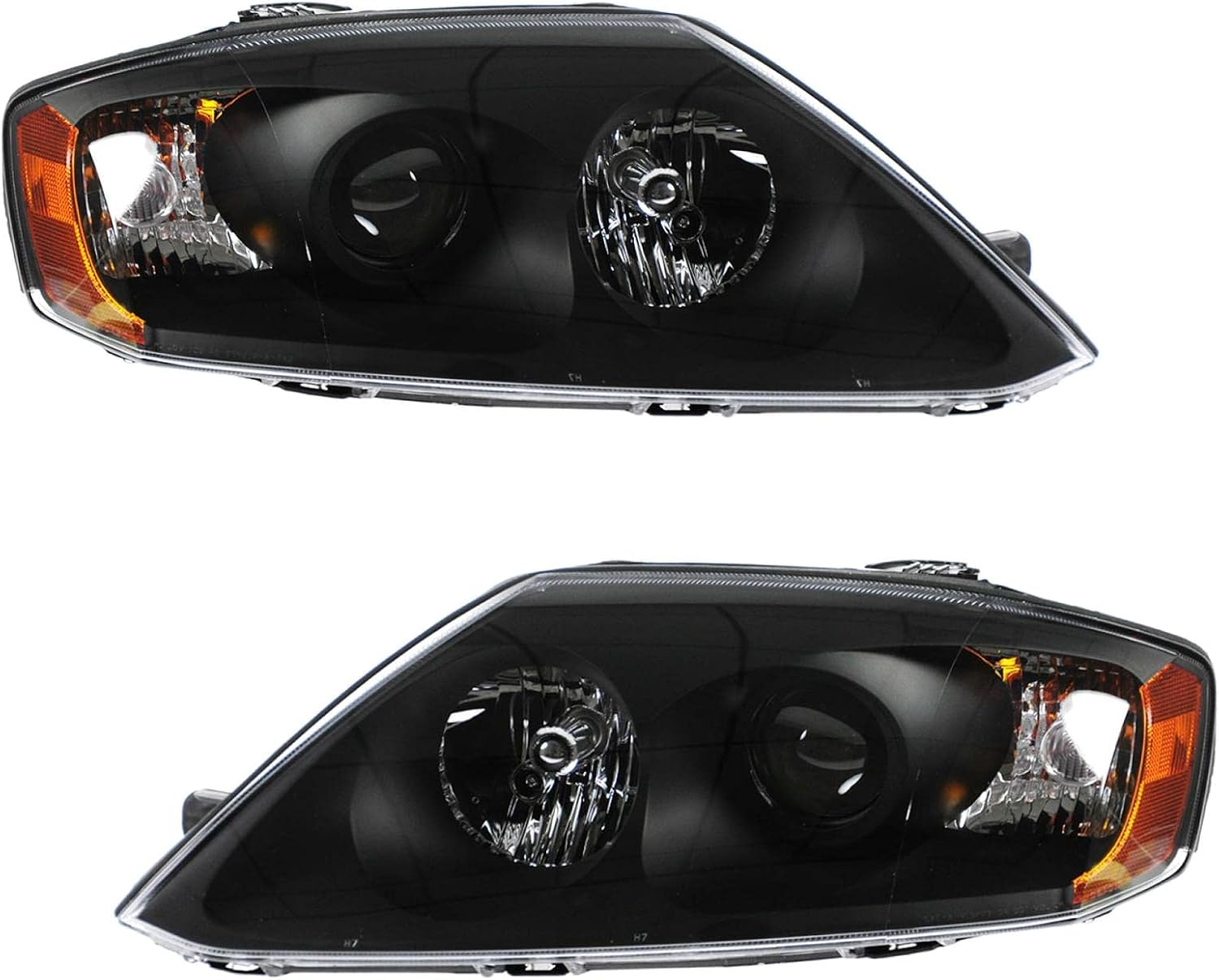 Amazon.com: Headlight Assembly Set Headlights Driver & Passenger Side ...