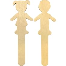 Teacher Created Resources STEM Basics People-Shaped Craft Sticks - 50 Count