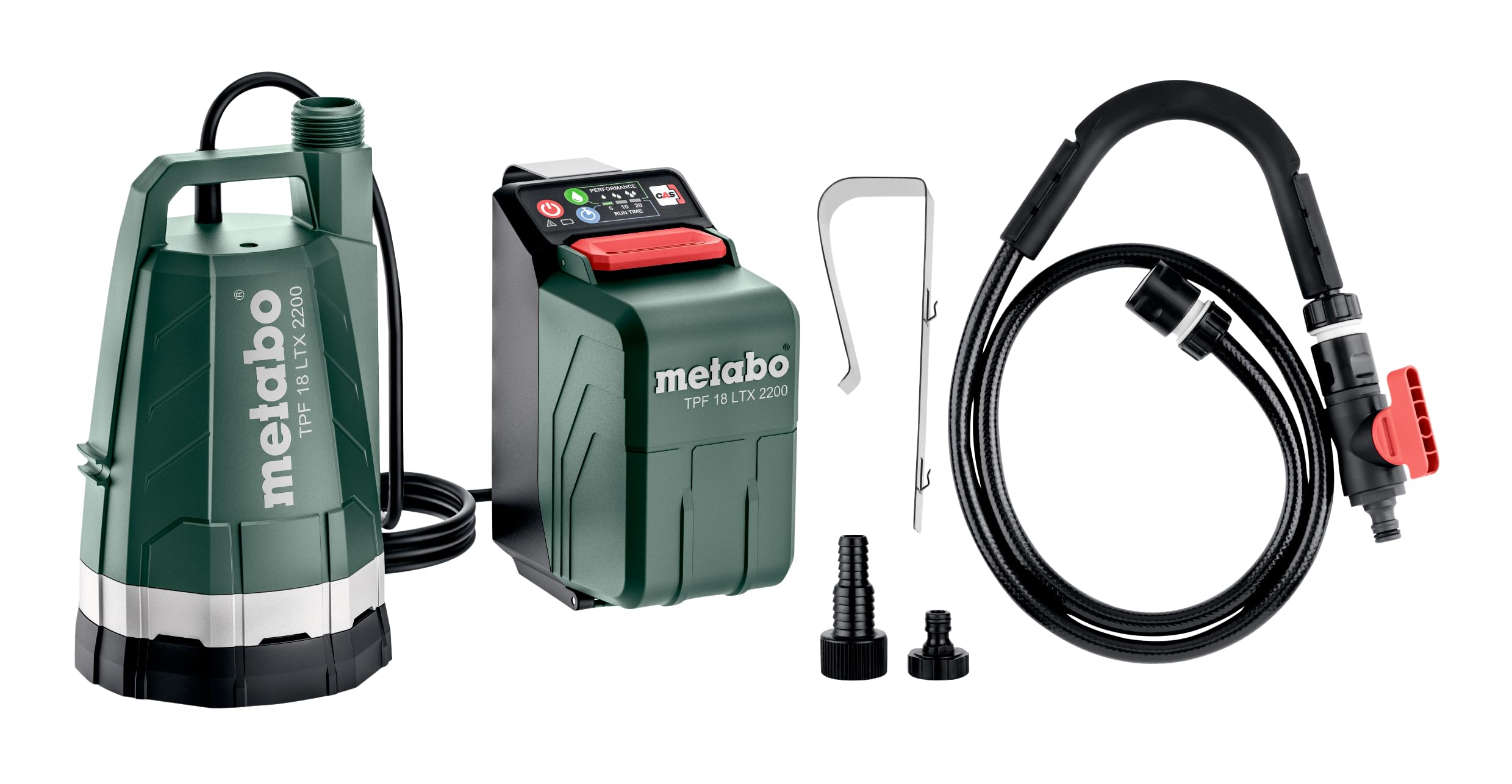 Metabo TPF 18 LTX 2200 (601729850) 18v Battery Cordless Submersible and rain Barrel Pump Without Battery Pack, Without Charger