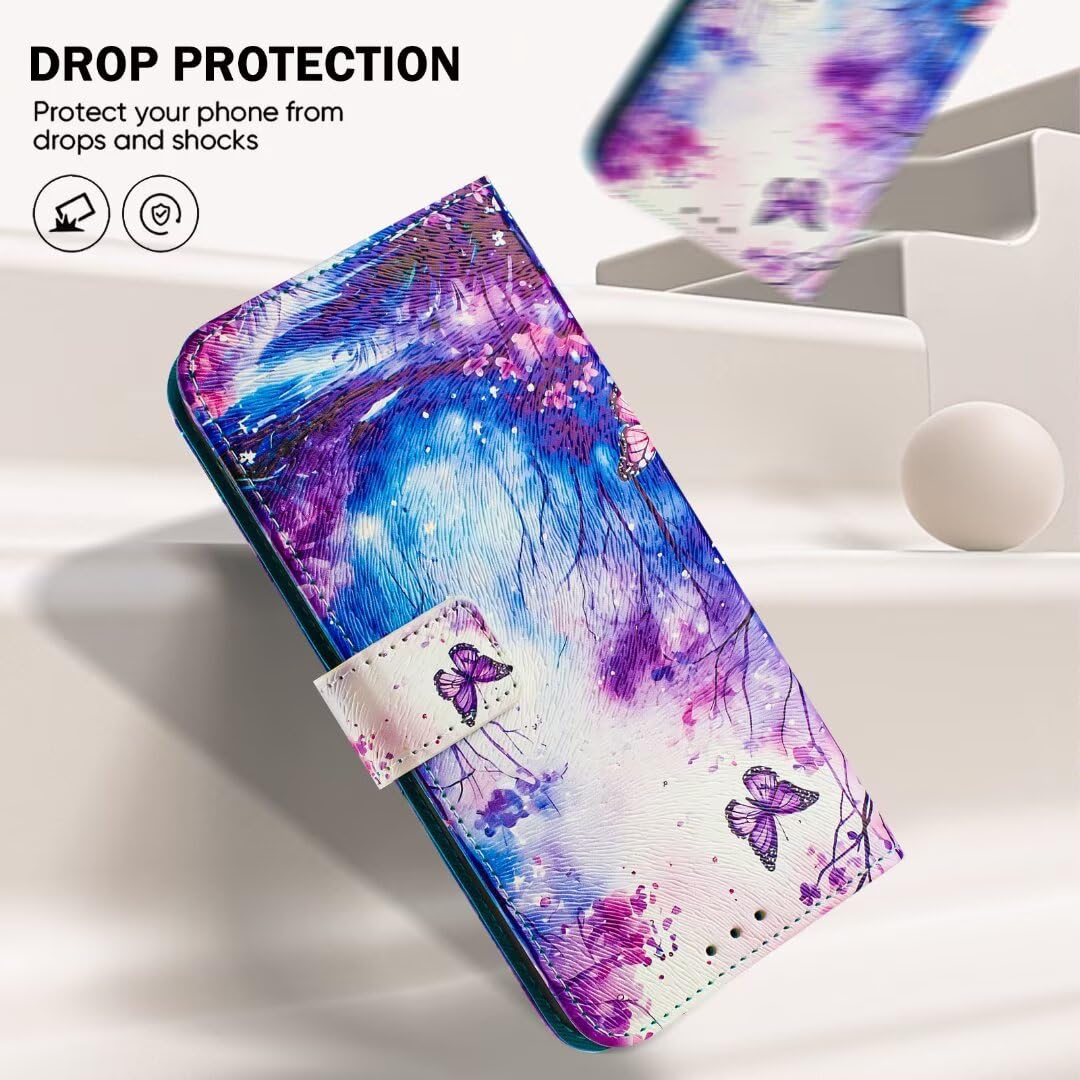 Custodia Portafoglio In Pelle Con Magnete Per Google Pixel 9 / 9 Pro, Supporto E Slot Carte