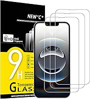 Vista 26 de NEW'C Paquete de 3 protectores de pantalla de privacidad para iPhone Air/iPhone 17 Air (6.5 pulgadas), película de vidrio templado antiespía
