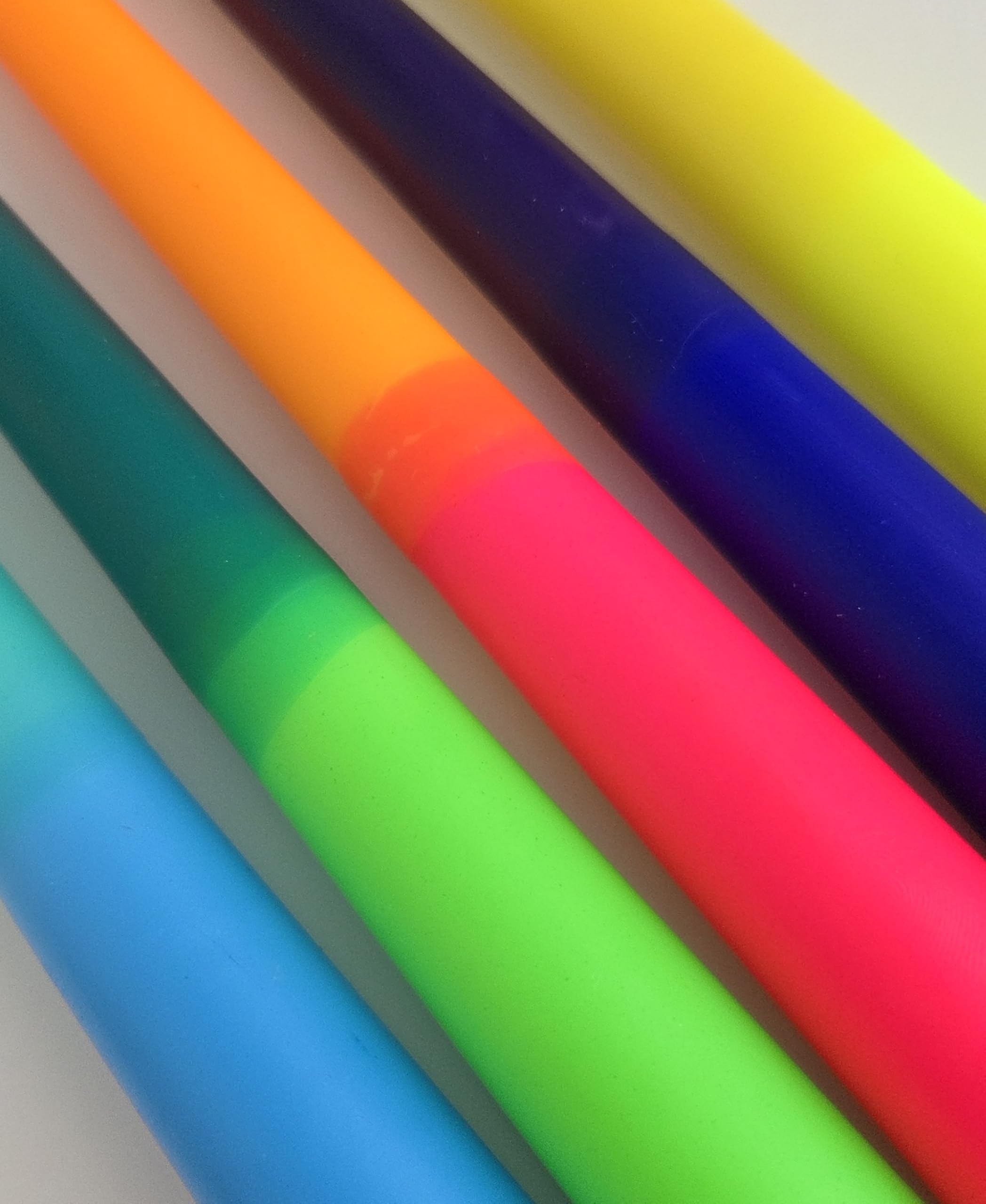 TROPFKERZEN 10er SET Tropfkerzen bunt perfekt zum betropfen Tropfenkerze, Tropfkerze für Flasche neon Farben Kerzen für Flaschen und Kerzenständer DIP DYE BUNT 10er