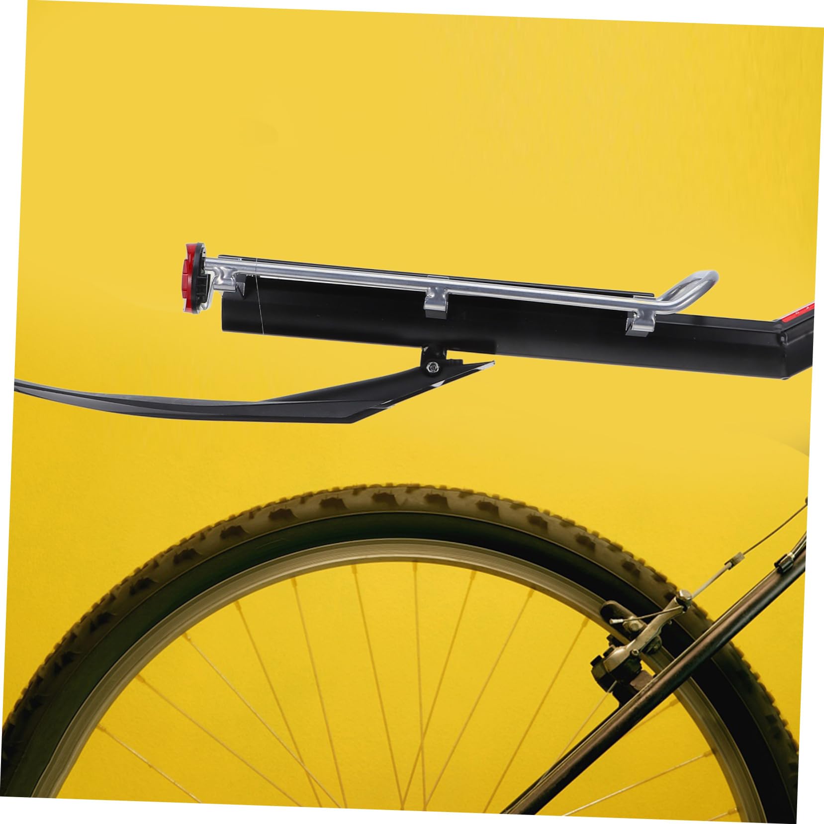 1ensemble Porte-Bagages Arrière Aluminium pour Vélo Support De Chargement Pratique Facile à Installer Compatible Vélos De Conçu pour Usage
