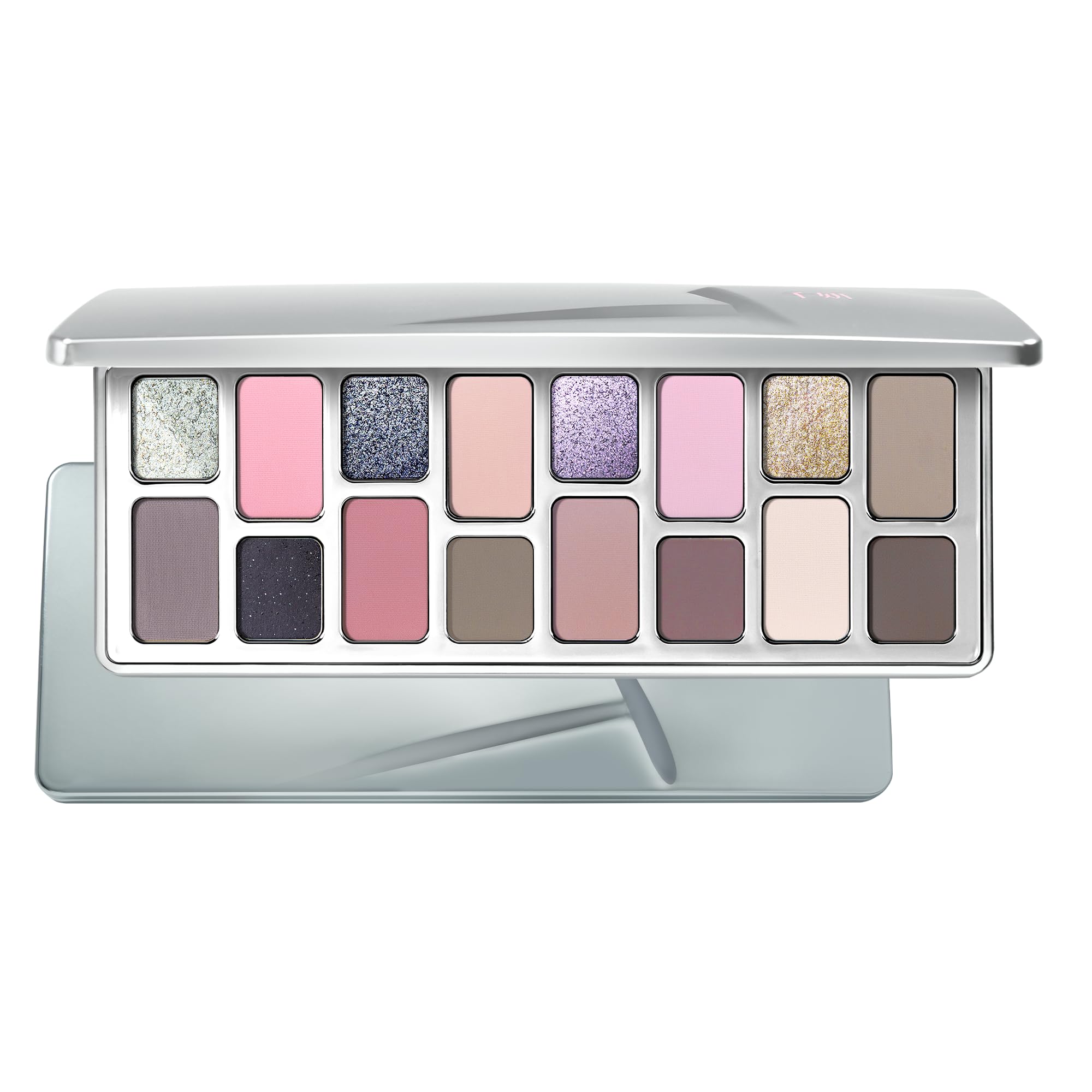 Cool Tone Pink Eyeshadow Palette 16 Colors, Ultra-Pigmented Pressed Powder for Daily to Smokey Eye Makeup, Long-Lasting C-beauty Makeup Trend- 07 Closer