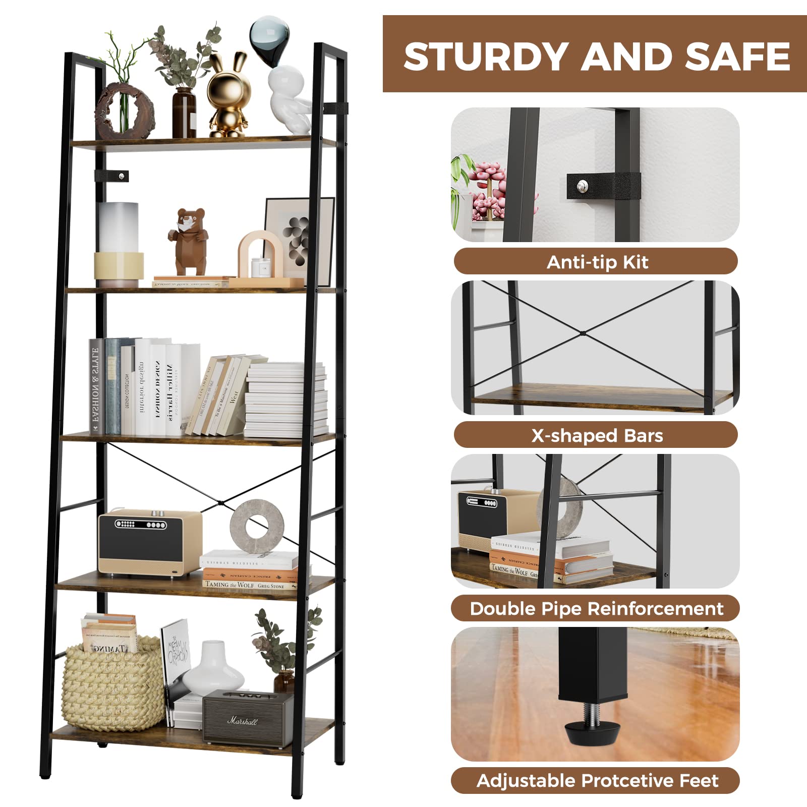 Resemble Of Paperwork And Ladder Shelves preview