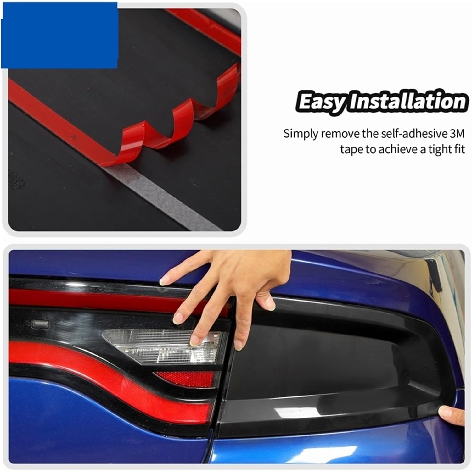 Compatible For Dodge Charger 2015 Up Car Rear Taillight Tail Light Lamp Decoration Cover Smoky Black Exterior Accessories
