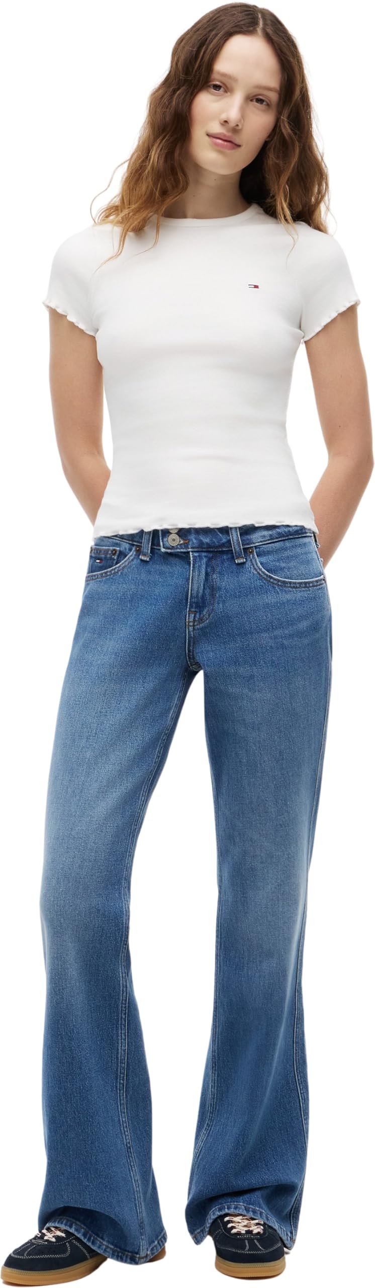 Tommy Jeans Damen Bootcut Sia Low Bootcut Bj0133 Dw0dw23476