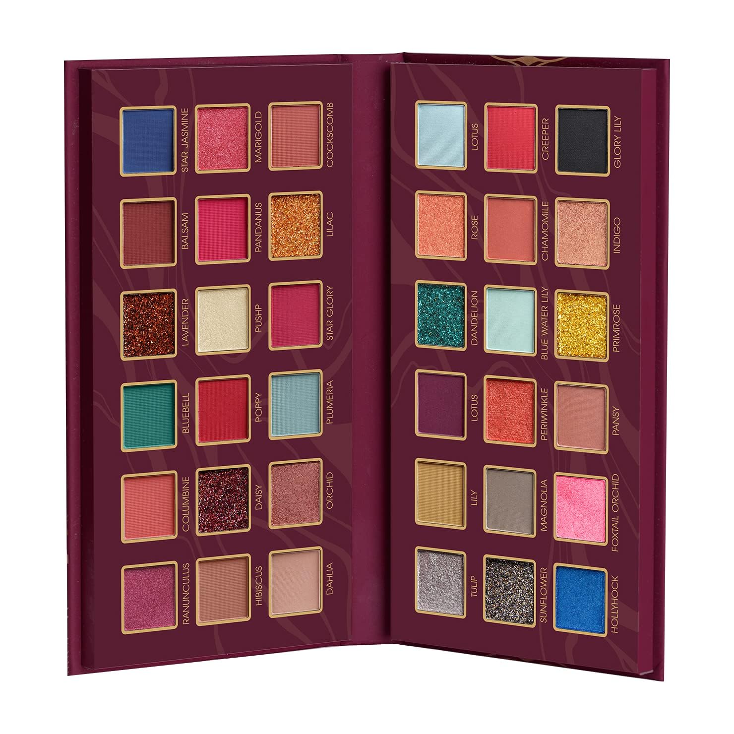 PREMIUM Shringar Eyeshadow Palette | 36 Ultra Pigmented Colors Long Wearing And Easily Blendable Eye Makeup |36 Matte, Shimmer & Glitter Shades (54G), Multicolor SH-7711-image-38