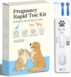 Dog & Cat Pregnancy Test Kit (1 Pack) – Accurate Blood Test for Early Pregnancy Detection, Quick Results at Home, Safe Health Monitor for Pets & Vet Use