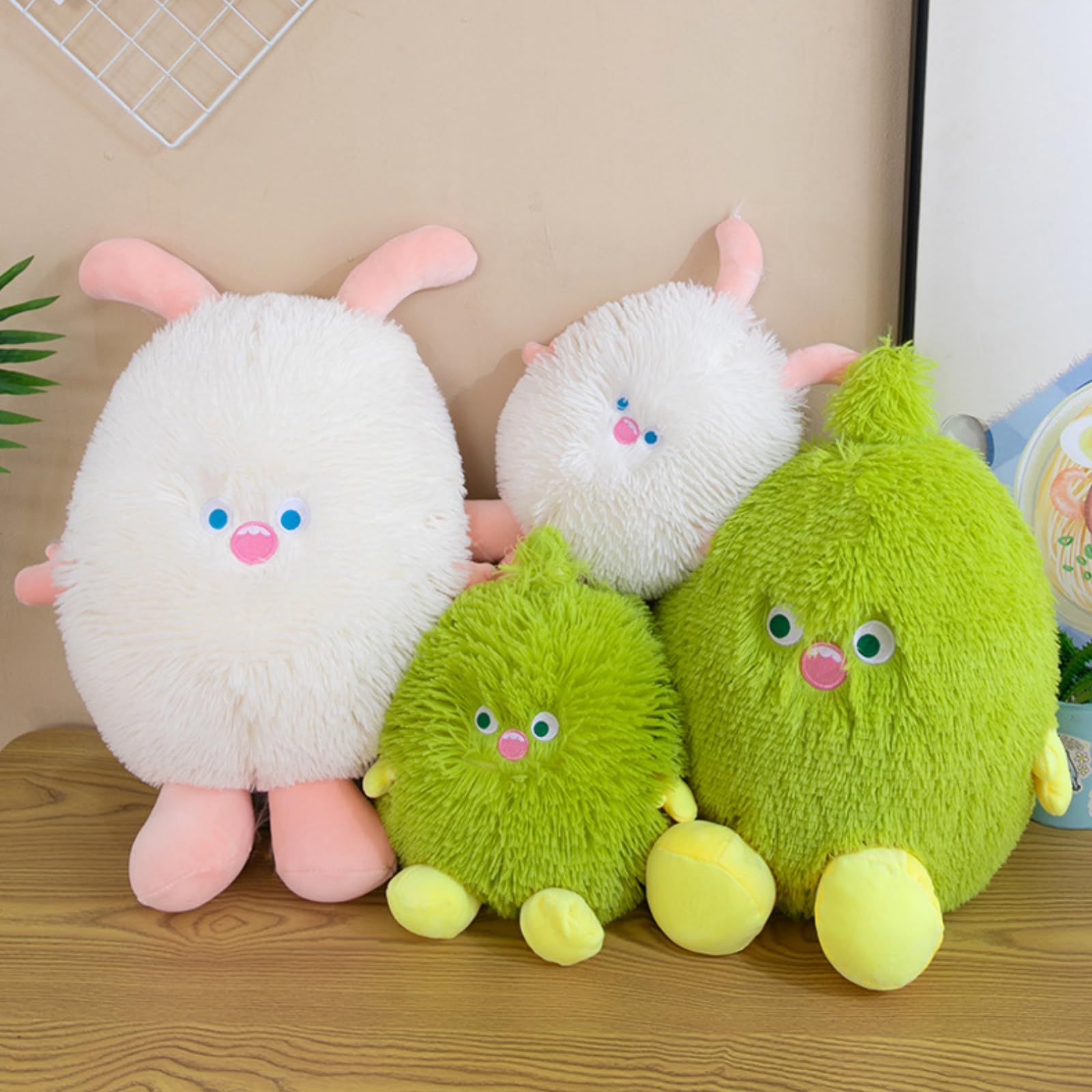 Amazon.co.jp: [Hushan] 毛むくじゃら モンスター 長毛 ぬいぐるみ