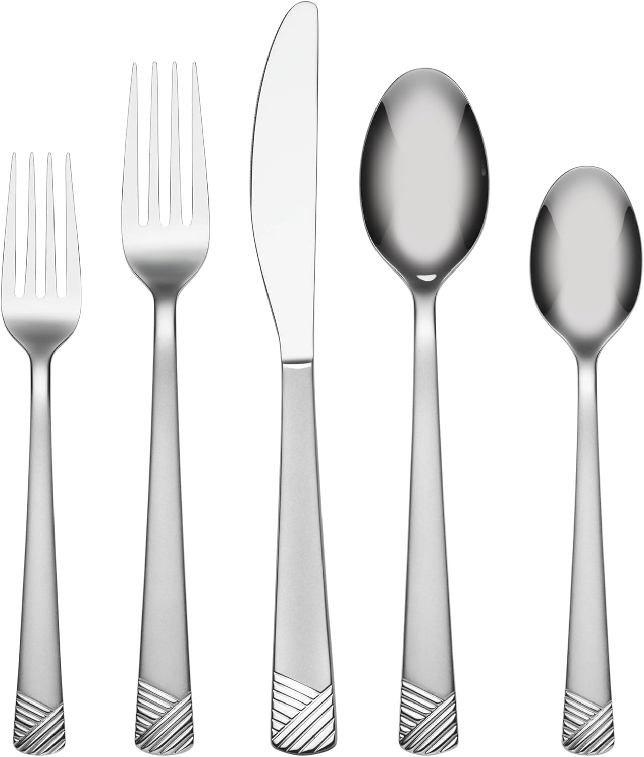 Cambridge 896546 Mika Sand Mirror 20-Piece Flatware Set
