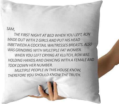 Miniatura 5 de Gaslight Gatekeep Girlboss Sam's Note Jersey Shore, Anonymous Letter to Sammi - Fundas de almohada, fundas de almohada, fundas de almohada de 18 x