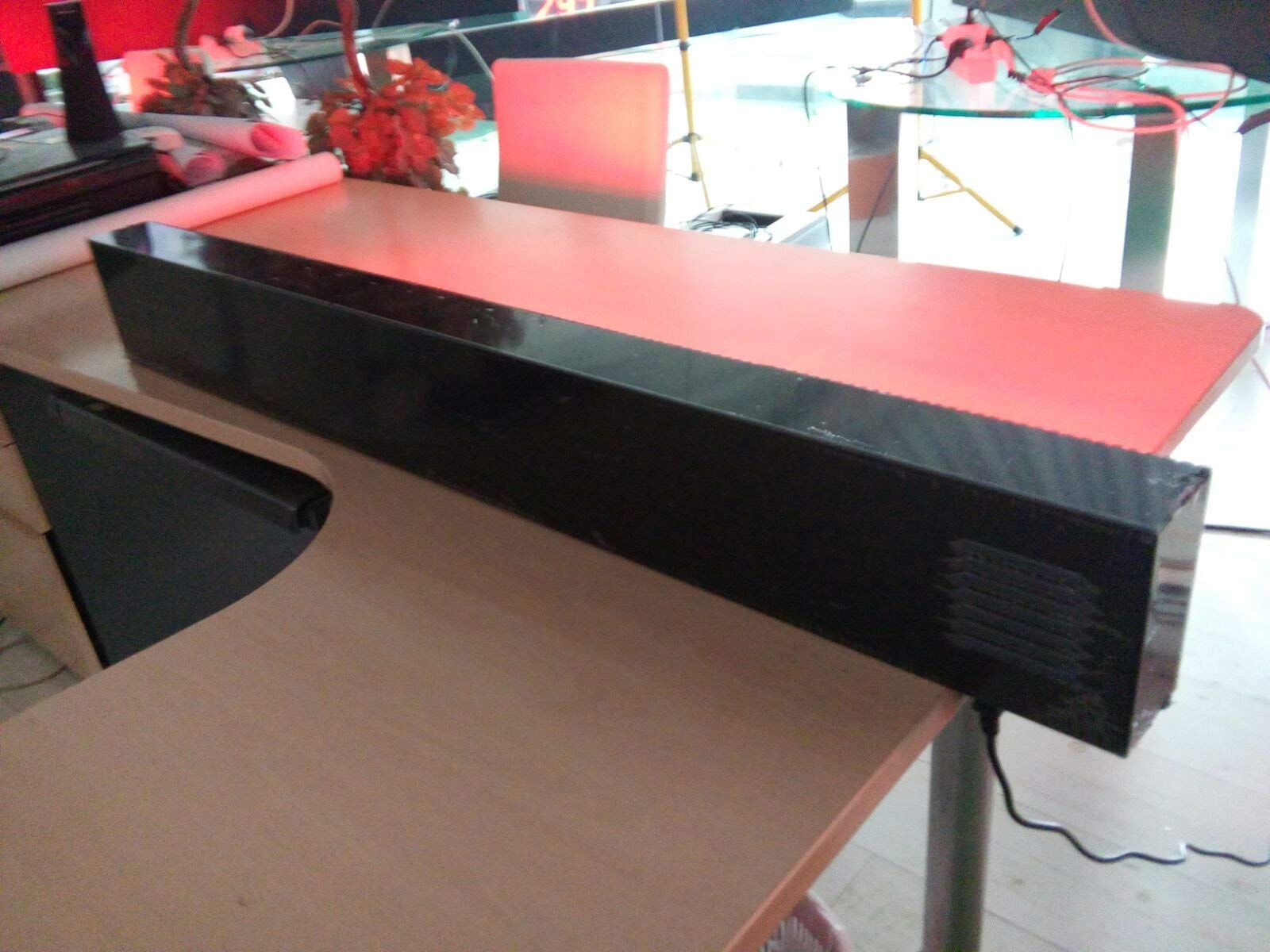 PANTALLA LED PROGRAMABLE PARA EXTERIOR E INTERIOR/LETRERO LUMINOSO/CARTEL/ROTULO LED (96 * 16 cm, ROJO) PROGRAMMABLE LED SIGN PROGRAMMABLE LED DISPLAY