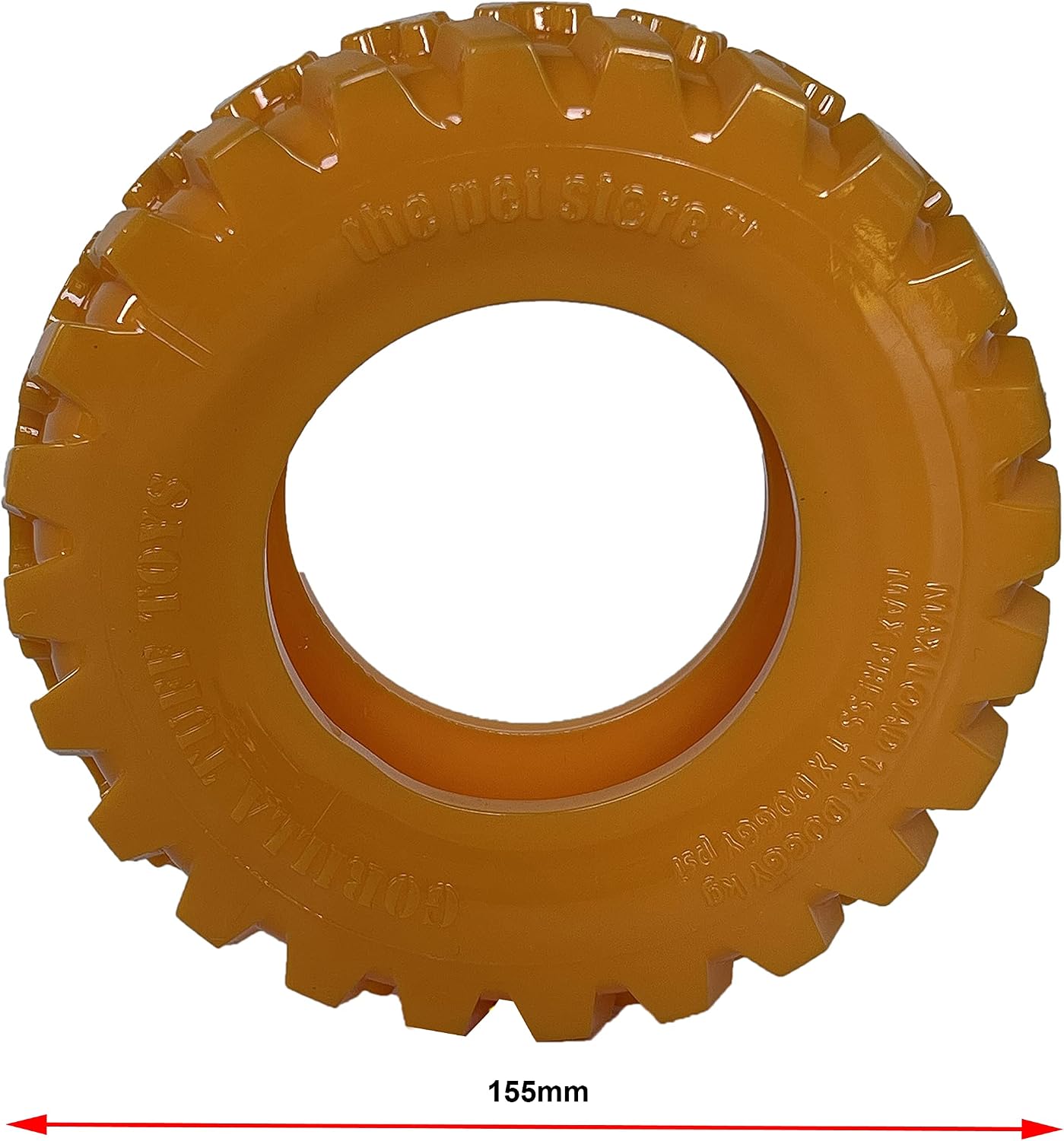 Pet Store The Gorilla Tuff Tyre Dog Toy, Pet Toy, Ideal for Throwing And Retrieval Interactive Games Discourages Boredom - Image 4