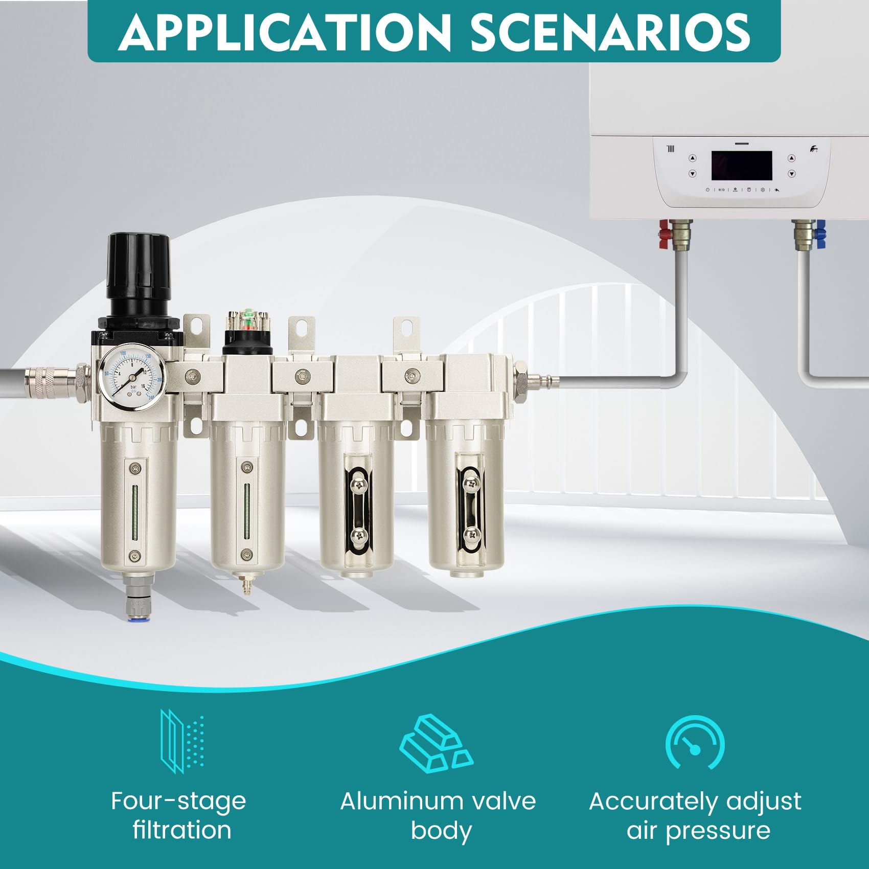 4 Stage Air Dryer - Compressor Water Separator -6 4 Stage Air Dryer - Compressor Water Separator -6