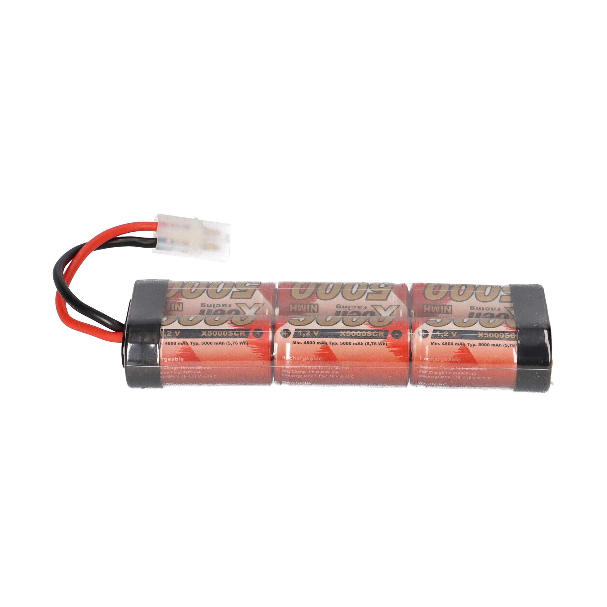 WSB Batería de carreras de 7,2 V, NiMH, 5000 mAh, L2 x 3