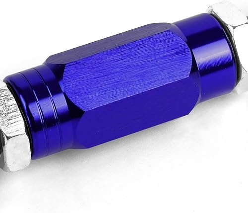 Miniatura 3 de Auto Dynasty Kit de ajuste de dedo inferior trasero de aluminio brazos de control azules compatibles con Civic Integra CRX Del Sol