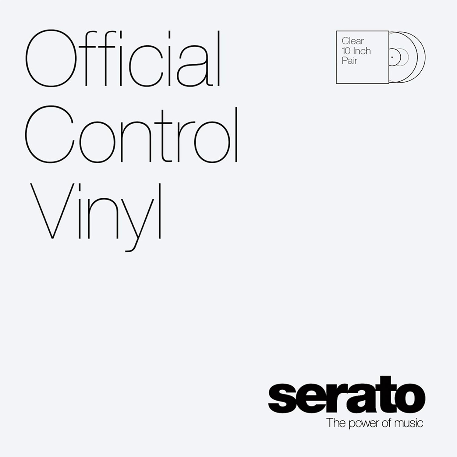 Serato 10" Standard Colors (Pair) CLEAR