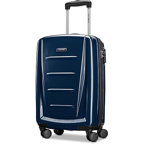 Samsonite Winfield 2 Hardside Luggage with Spinner Wheels, Navy, Carry-On 20-Inch