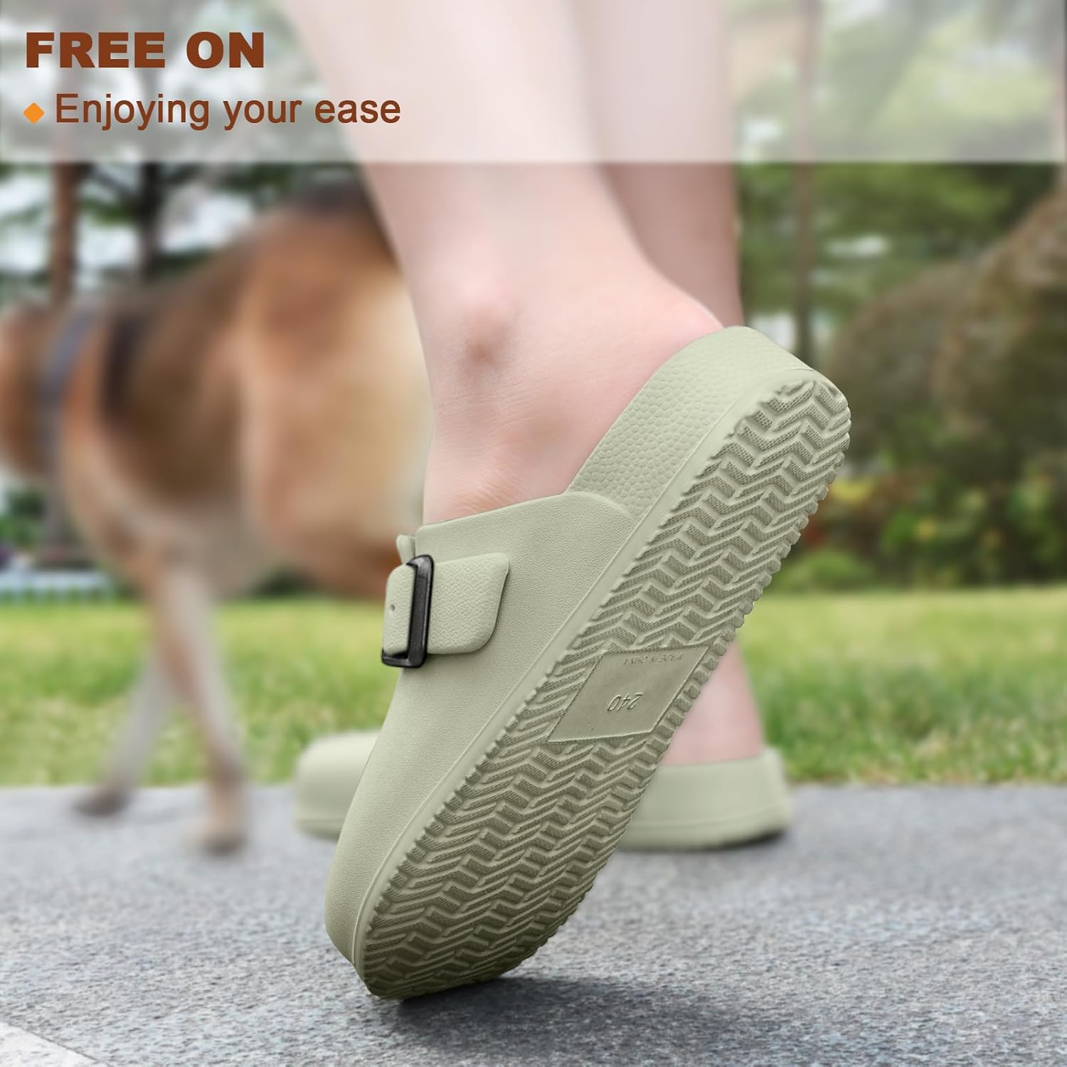 KEMISANT Women Clogs,Comfortable Mules Sandals Slippers Nurse Garden Shoes Unisex for Men Cushioned Support - Image 5