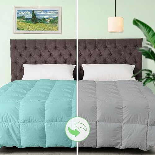 Sacred Thread Edredón reversible  Poliéster y rayón derivado del relleno de edredón de bambú, para todas las estaciones, relleno alternativo al