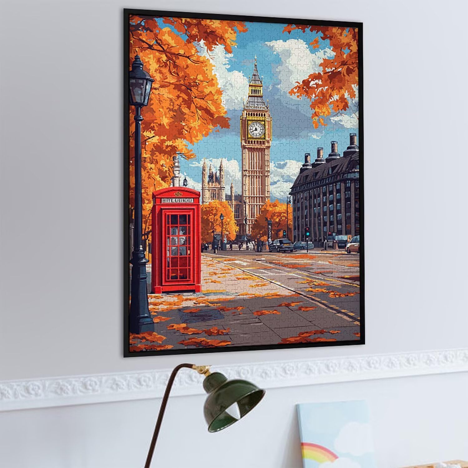 1500 Pezzi di Puzzle, Orologio di Londra1500 Pezzi di Puzzle per Adulti, Regalo di Anniversario, Regalo di Natale, Decorazione Della Casa, Prevenzione Della Degenerazione Cerebrale Negli Anziani v549