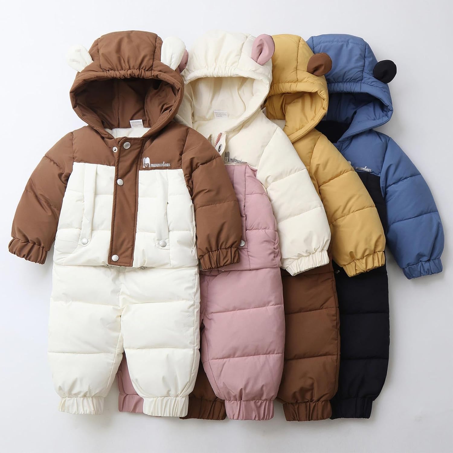 スキーウェア キッズ 女の子 男の子 スノーウェア つなぎ 厚手 温かい 暖かい スノーボードウェア 子供 ダウンジャケット ジャン