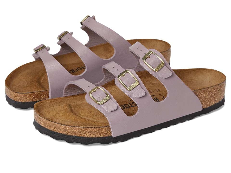 Birkenstock Florida Birko-Flor - Graceful Women's Sandals Faded Purple : EU 38 (US Women's 7-7.5) Regular
