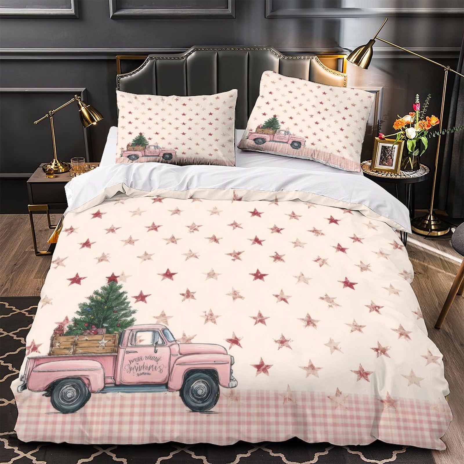 Housse de Couette Microfibre Super Douce Effet 3D Style Gothique 240