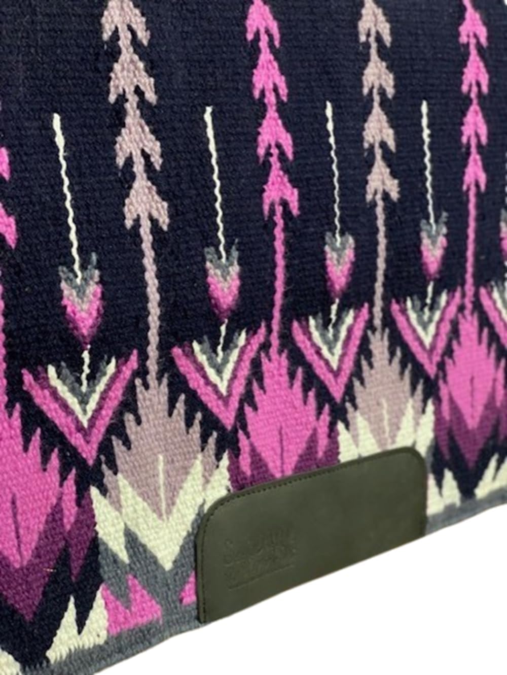 Handmade Western Ranch Saddle Blanket | Genuine New Zealand Wool Pad | Custom Equestrian Gear AM-327