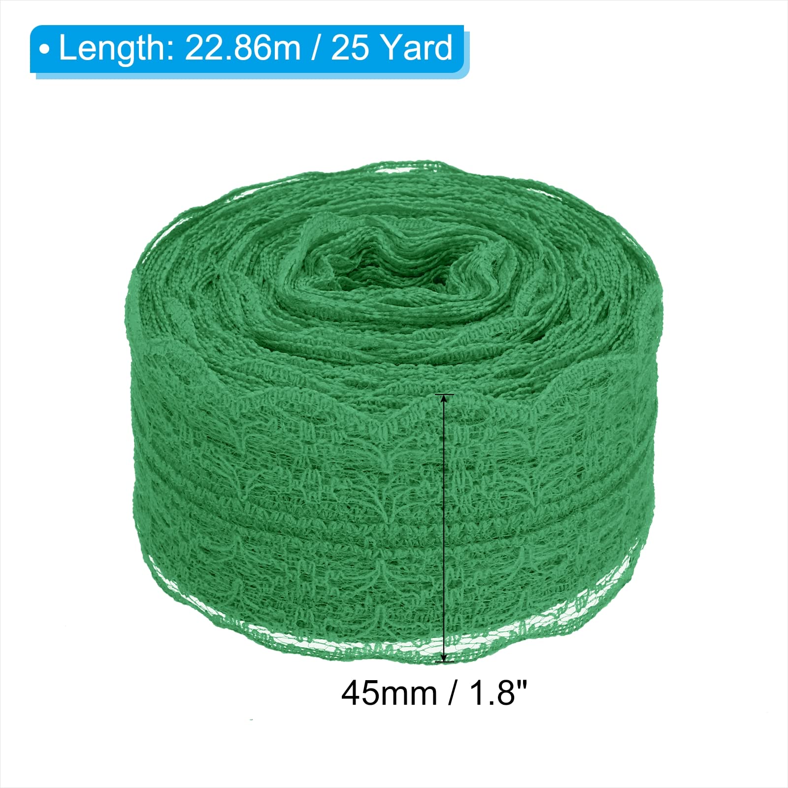 PATIKIL 1.8 Inch x 25 Yards Lace Trim Ribbon - Image 2