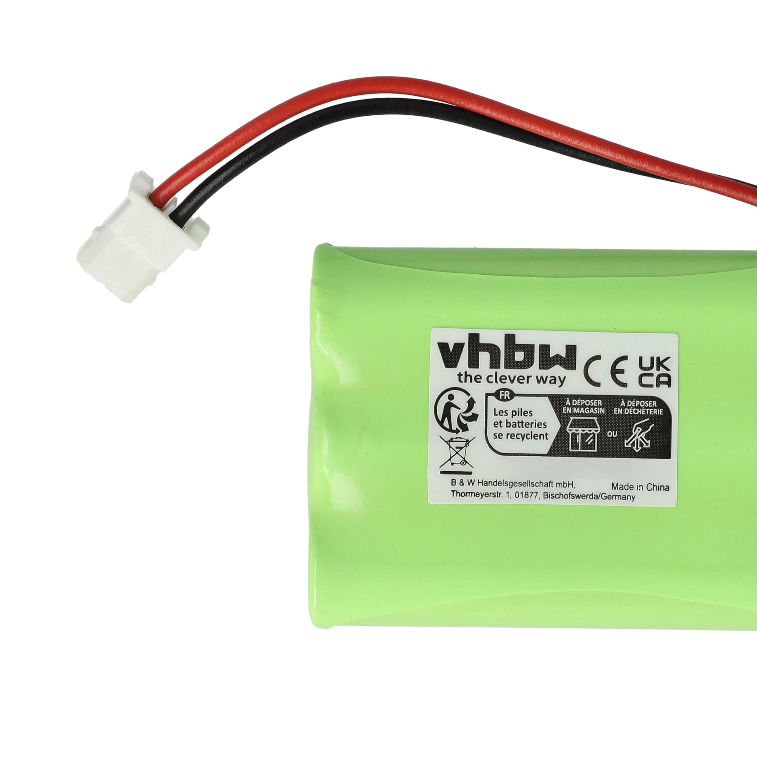 vhbw Batterie Remplacement pour Motorola HRMR03, GP80AAAHC3BMX pour Moniteur bébé, babyphone (700mAh, 3,6V, NiMH)