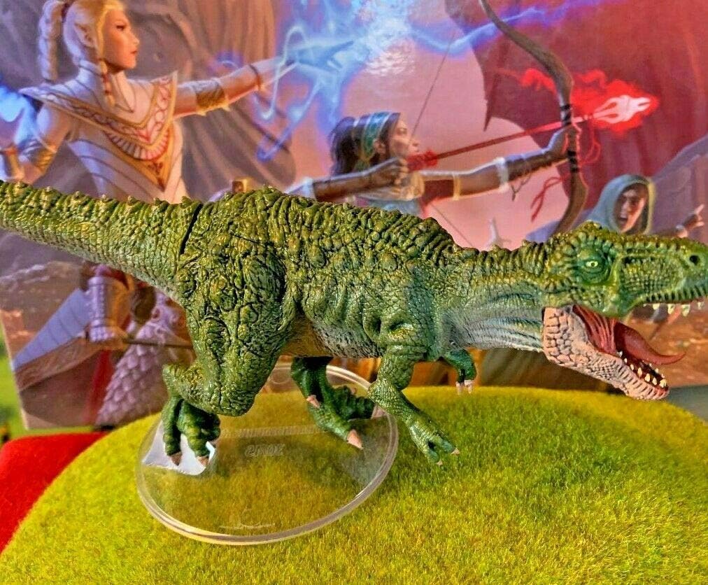 Wiz Kids Tyrannosaurus Rex #30 Fangs and Talons D&D Dungeons and Dragons Huge 3" Base Painted Miniature