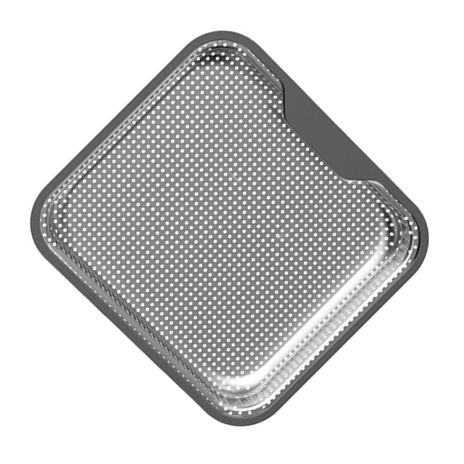 Fazvncv Multipurpose Stainless Steel Kitchen Sink Strainer Universals Square Sink Drain Filter with Fine Meshes for Most Sinks Kitchen Garbage Catcher