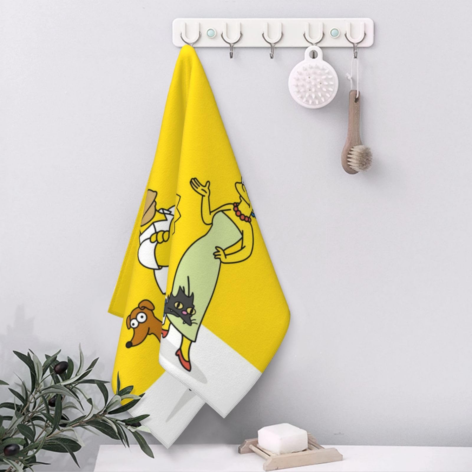 Amazon.co.jp: The Simpsons Bath Towel, Beach Towel, Face Towel