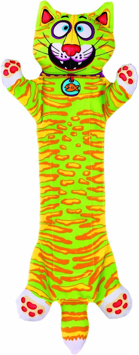 Bamboo Fat Cat DAM660344 Fat Cat Strapping Flip-Flop Yankers Pet Toy,Assorted colors