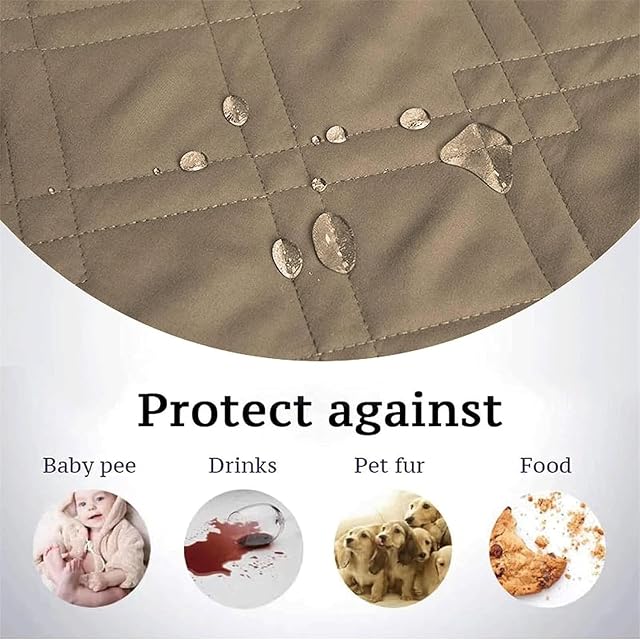 Foto 2 de 8 de Manta Impermeable Para Mascotas Reversible Manta Para Sofá Manta Para Sofá Cama Protección De Mascotas…