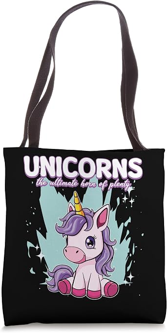 Unicorns The Ultimate Horn Of Plenty Unicorn Tote Bag