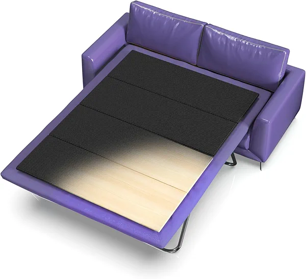 Imperius Foldable Box Spring, Bunkie Board, Bed Support Slats for Support to Streamline and Minimize The Bed, No Assembly Needed (Queen 48x60)
