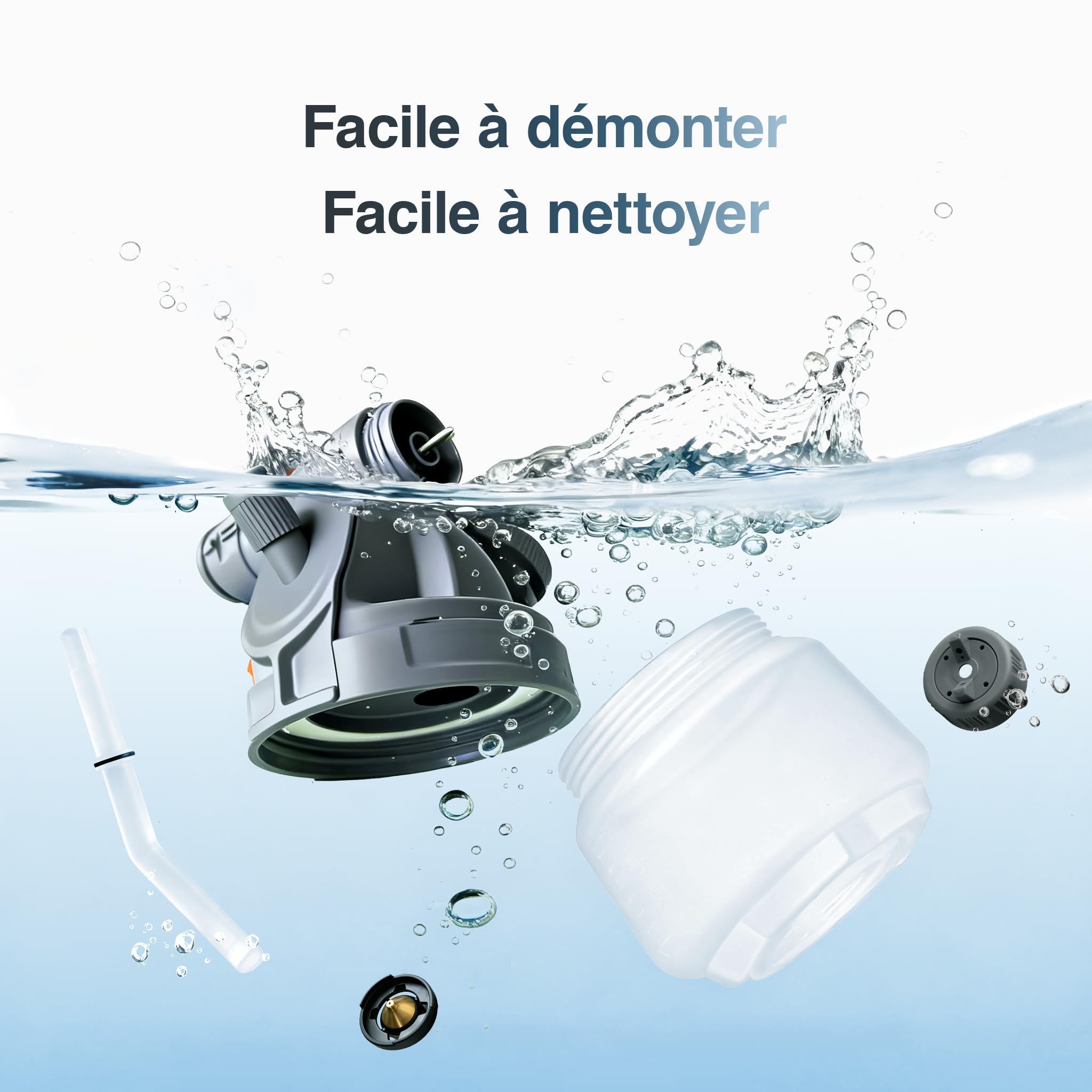 Tilswall Pistolet a Peinture sans Fil Shark700, Pistolet Peinture Électrique avec Moteur sans Balais, Réservoir Latéral 1300 ML, Compatible avec Les Batteries Makita 18V (sans Batterie) pour Maison