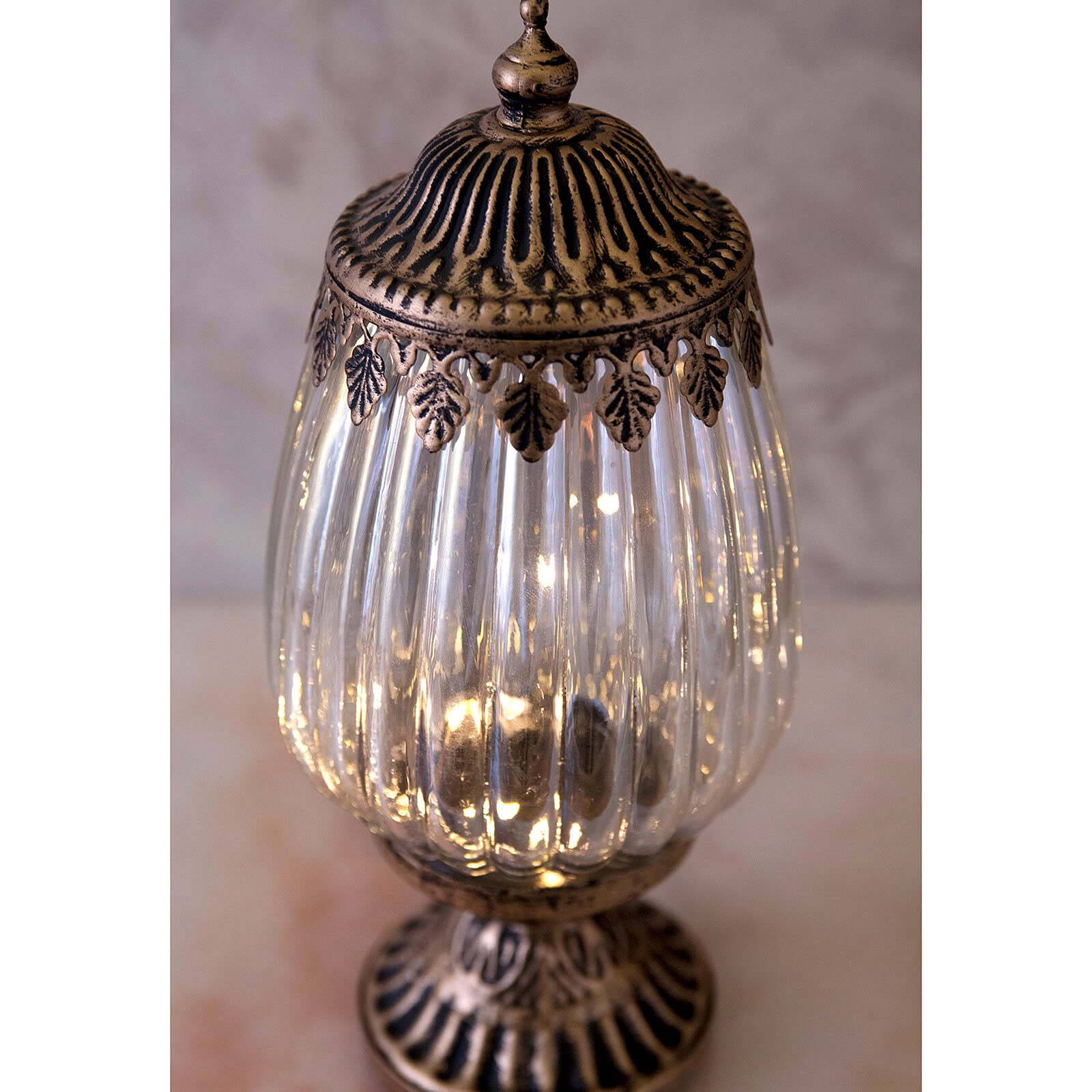 新品ロワール LED ランタン M アンティーク調 電池式 アンティーク