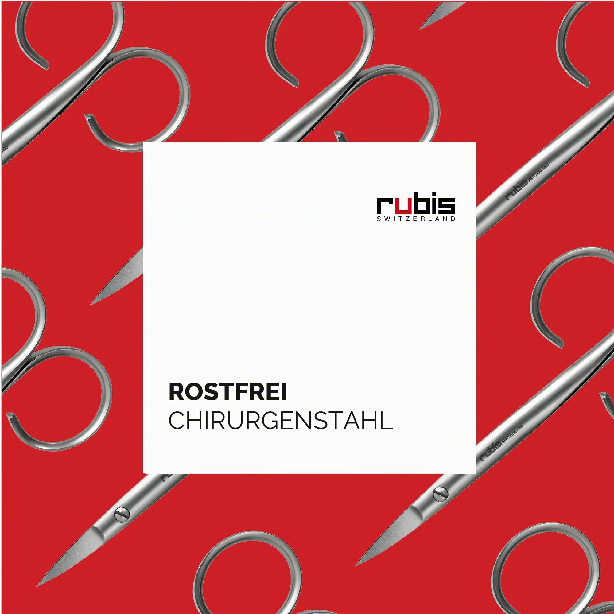 Rubis Nagelschere Sauro - Profi Nagelschere und Fußnagelschere für dicke Fußnaegel und Fingernaegel