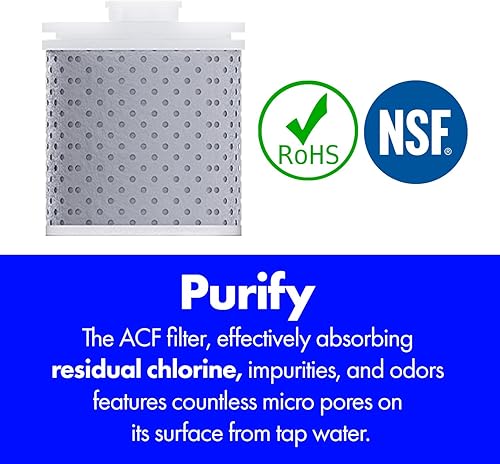 Miniatura 4 de Dr. Piel Superior - Filtro de ducha portátil certificado NSF, ultra pequeño y ligero, reduce las impurezas y el cloro para una piel y cabello más